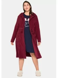 Sheego kapuutsiga froteemantel