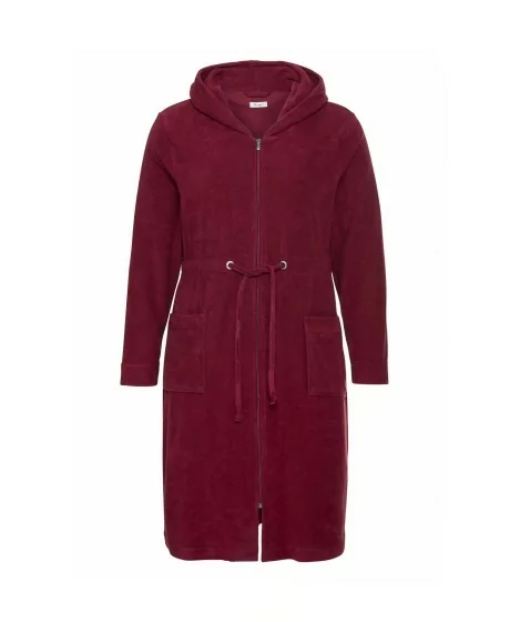 Sheego kapuutsiga froteemantel