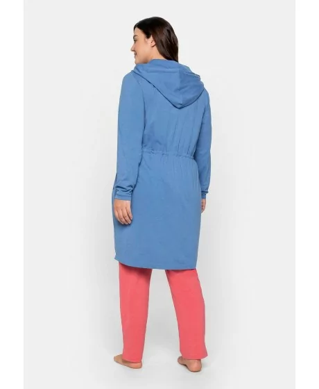 Sheego kapuutsiga froteemantel