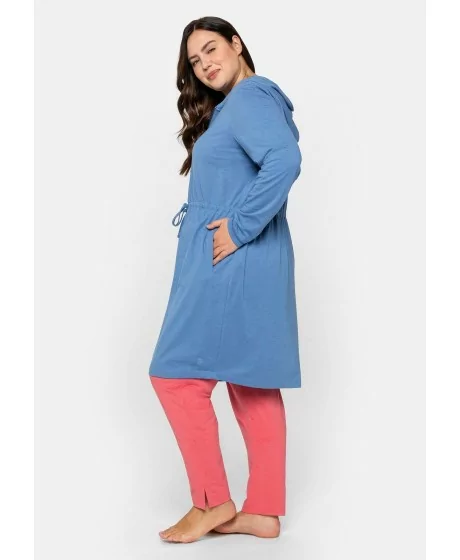 Sheego kapuutsiga froteemantel