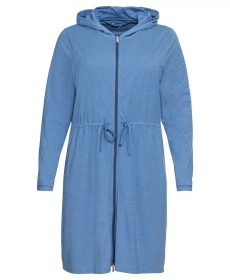 Sheego kapuutsiga froteemantel