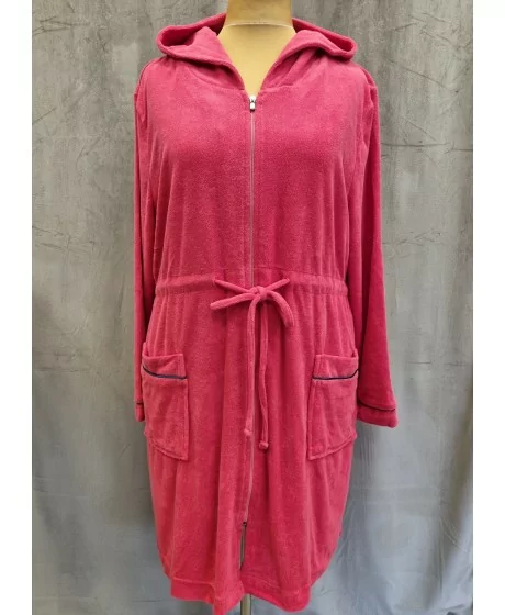 Sheego kapuutsiga froteemantel