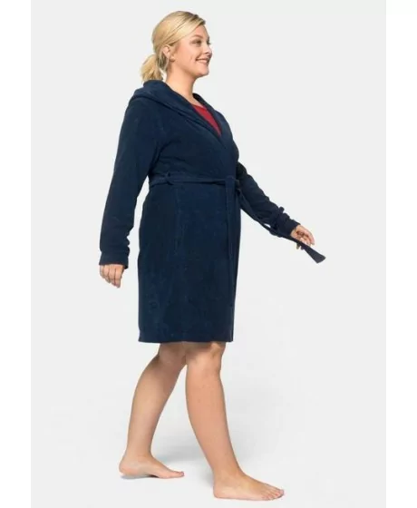 Sheego frotee kapuutsiga hommikumantel