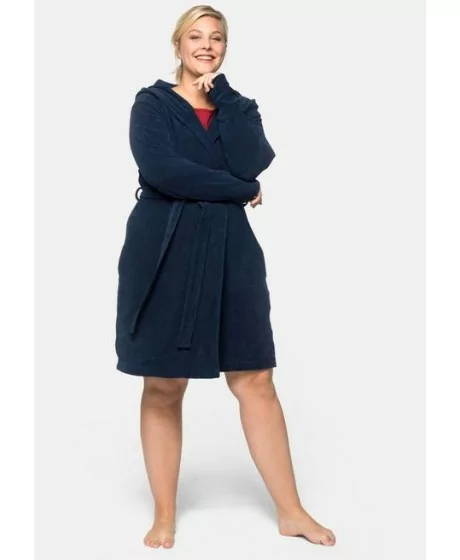 Sheego frotee kapuutsiga hommikumantel