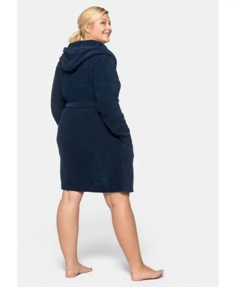 Sheego frotee kapuutsiga hommikumantel