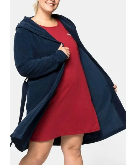 Sheego frotee kapuutsiga hommikumantel