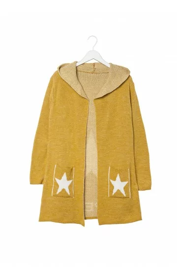 COSMO kapuutsiga kardigan