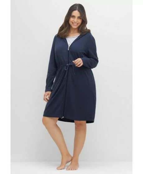 Sheego kapuutsiga hommikumantel