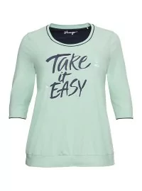 Sheego pidžaama koos kontrastsete värvidega pikkade pükstega