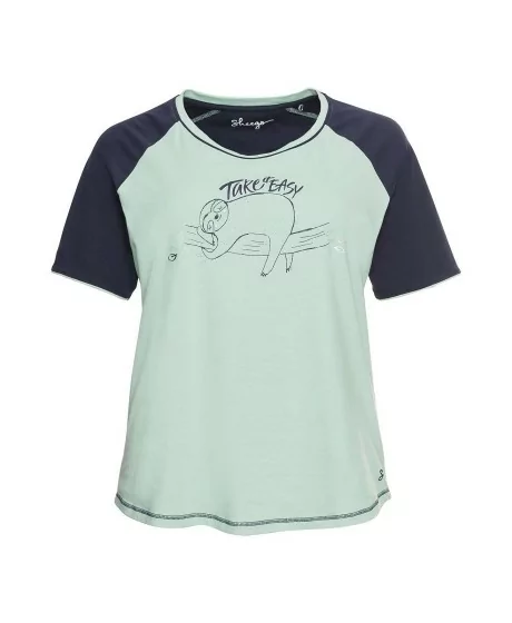 Sheego kontrastsete värvidega lühikeste pükstega pidžaama