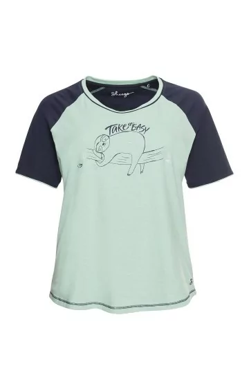 Sheego kontrastsete värvidega lühikeste pükstega pidžaama