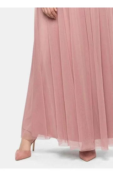 Sheego lühikeste varrukatega õhtukleit