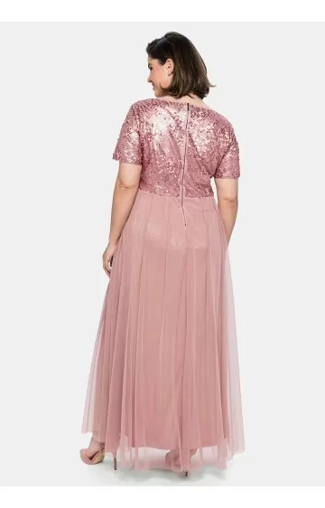 Sheego lühikeste varrukatega õhtukleit