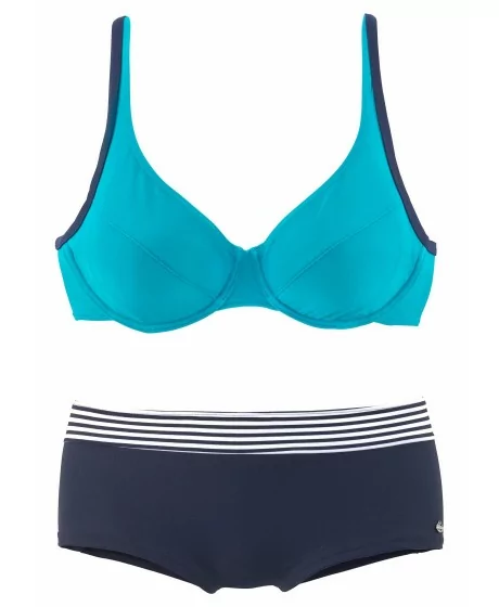 Kaheosaline s.Oliver ujumisriietus koos lühikeste pükstega