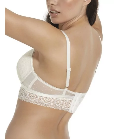 Selene švelnių nėrinių liemenėlė AMAYA su Push-Up