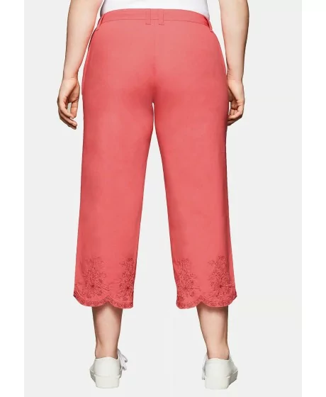 Sheego tikitud otstega capri püksid