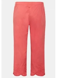 Sheego tikitud otstega capri püksid