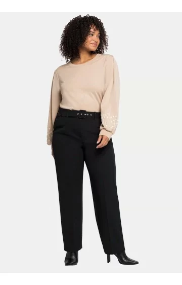 Klassikalised Sheego püksid koos vööga