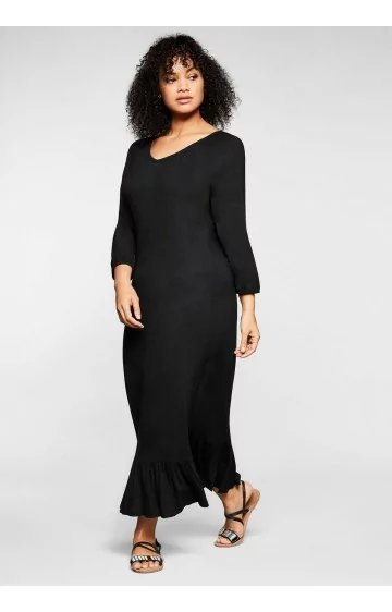 Sirge lõikega Sheego trikookleit