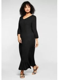 Sirge lõikega Sheego trikookleit