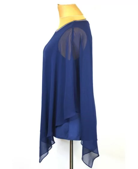 Sheego tuunika šifoonist pealisriietusega