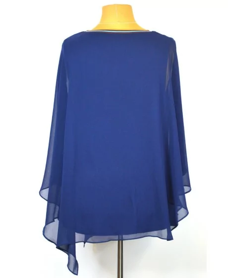 Sheego tuunika šifoonist pealisriietusega