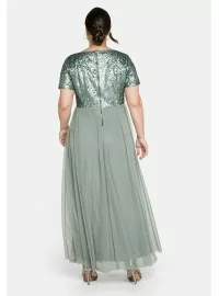 Sheego lühikeste varrukatega õhtukleit