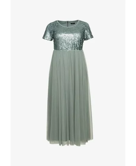 Sheego lühikeste varrukatega õhtukleit