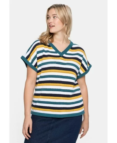 Varrukateta Sheego puuvillane kampsun