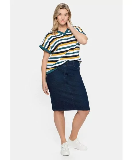 Varrukateta Sheego puuvillane kampsun