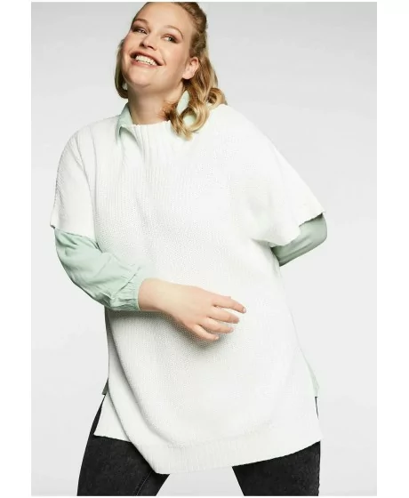 Pikk Sheego kampsun turtlenekaelaga