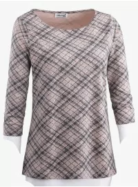 COLLECTION L trikoo pluus 3/4 pikkuste varrukatega