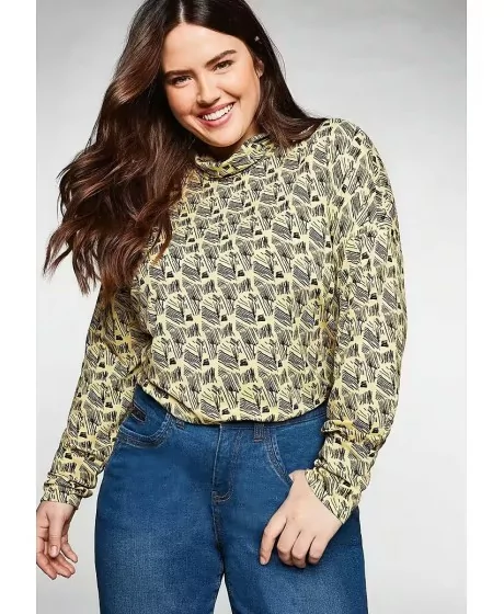 Sheego pluus kõrge kraega