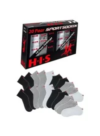 H.I.S sokkide komplekt (20 paari)