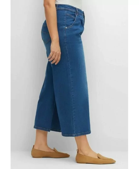 Sheego teksad 7/8 pikkusega laia säärega teksad