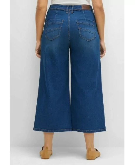 Sheego teksad 7/8 pikkusega laia säärega teksad