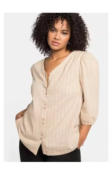 Sheego V-kaelusega pluus