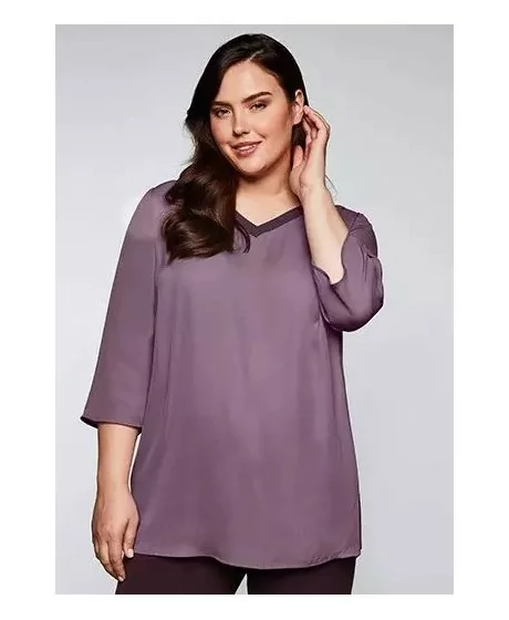 Sheego sifoonist tuunika 3/4 pikkuste varrukatega