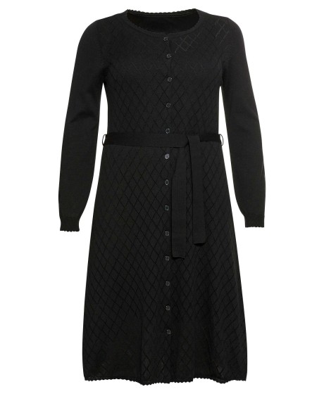 Mustriline kootud Sheego kleit