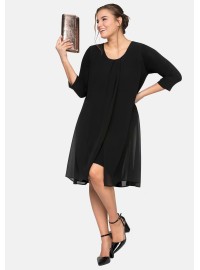 Sheego silmkoeline kleit sifonist pealiskihiga