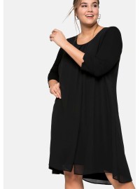 Sheego silmkoeline kleit sifonist pealiskihiga