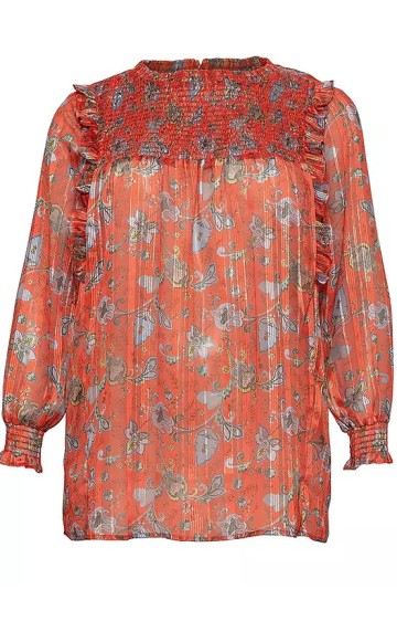 Sheego pikkade varrukatega sifoonist tuunika