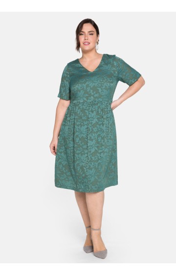 Sheego kleit V-kaelusega