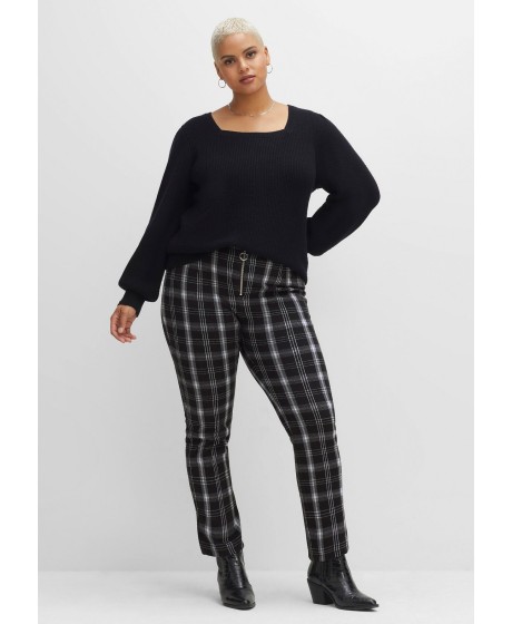 Ruudulised Sheego püksid