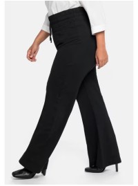 Sheego kõrge vöökohaga kootud vabaaja püksid