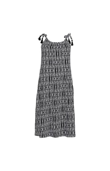 Sheego ühevärviline puuvillane trikotaažkleit