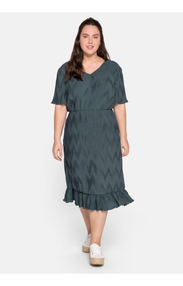 Sheego plisseeritud riidest kleit