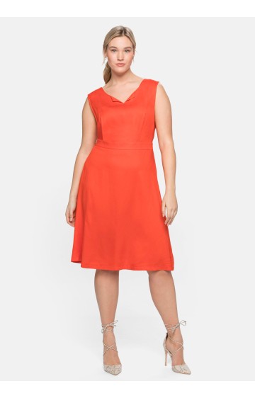 Sheego varrukateta viskoosist kleit