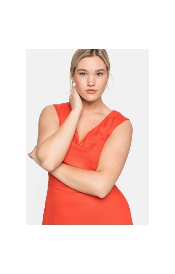 Sheego varrukateta viskoosist kleit