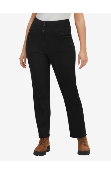 Sheego puuvillased kõrge vöökohaga püksid